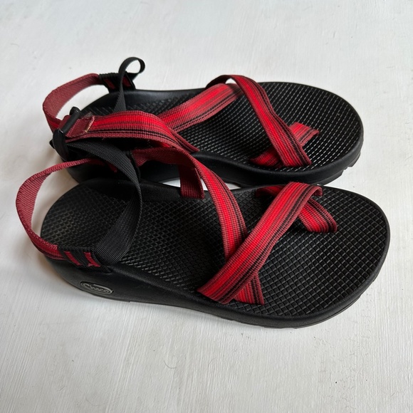 Chaco Men\'s Red and Black Z/Cloud Strappy Sandals main image 5